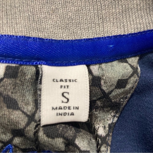 ROBERT GRAHAM  Sz S Curson Half Zip Jersey Knit 100% Cotton Pull On Sweater Top - Picture 8 of 13